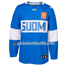 Finland Hockeydrakt Blank World Cup i ishockey 2016 Blå Premier - Herre